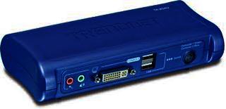 Коммутатор TRENDnet TK-204UK Двухпортовый КВМ-переключатель DVI USB аудио