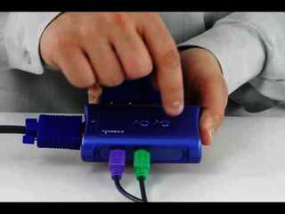 Коммутатор TRENDnet TK-205K Двухпортовый КВМ-переключатель с интерфейсами VGA PS/2