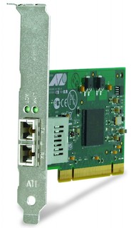 Сетевая карта Allied Telesis (AT-2916SX/SC) Single port Fiber Gigabit NIC for 32-bit PCI bus SC