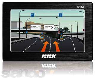 Автомобильный навигатор GPS BBK N5041PRO 5" 480x272 4Gb Прогород black