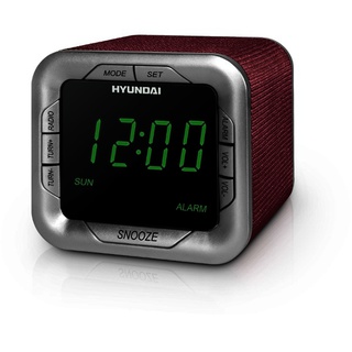 Радиобудильник Hyundai H-1505 Бордо/Зеленый