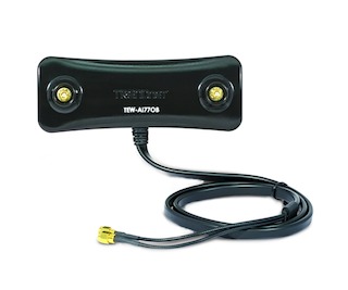 Антенна TRENDnet TEW-AI77OB Комнатная сдвоенная всенаправленная Wi-Fi с коэффициентом усиления 7 dBi