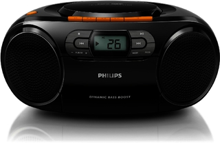 Аудиомагнитола Philips AZ-328/12 черный