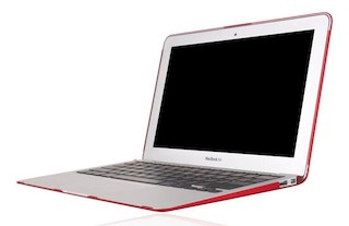 Чехол для ноутбука 11" Incipio MacBookAir Feather matte iridescent bright red