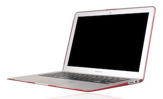 Чехол для ноутбука 13" Incipio MacBookAir Feather matte iridescent bright red