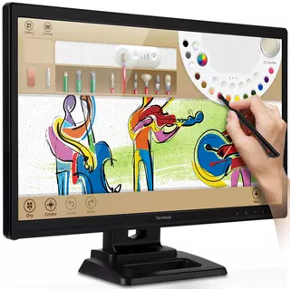 Монитор ViewSonic 23.6" TD2420 Black TN LED 5ms 16:9 DVI HDMI M/M 20M:1 270cd USB Touch monitor