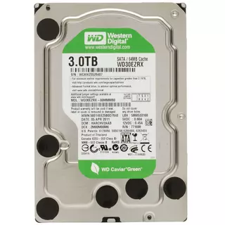 Жесткий диск WD SATA-III 3Tb WD30EZRX (5400rpm) 64Mb 3.5"