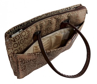 Сумка PC PET PCP-L7001 15.6" Nylon HQ, Style Lady Toplader, Front compartment, Серый