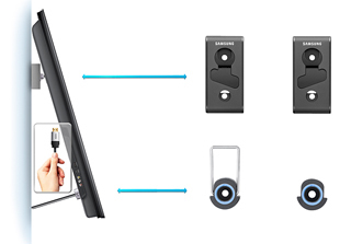 Кронштейн Samsung WMN350M серебристый