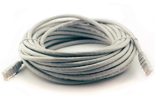 Патч-корд VCOM литой, категория 6, длина 10 м