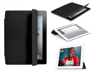 Чехол-обложка iPad4 Smart Cover - Leather -Black MD301ZM/A