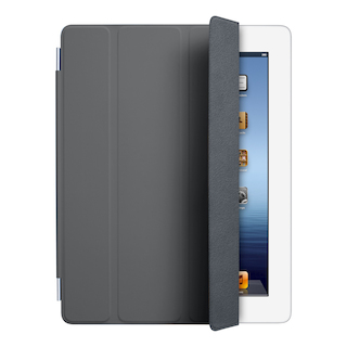 Чехол-обложка iPad4 Smart Cover - Polyurethane - Dark Grey MD306ZM/A