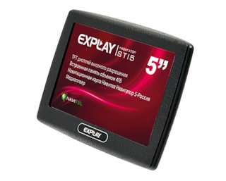 Автомобильный навигатор GPS Explay STI5 5" microSD 4Gb Navitel