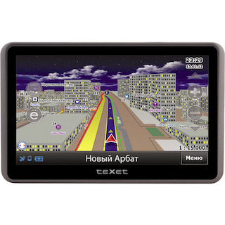 Навигатор Автомобильный GPS Texet TN-822 7" 800x480 4Gb microSD черный Navitel