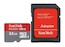 Флеш карта microSDHC 32Gb Class10 Sandisk SDSDQU-032G-U46A +adapter