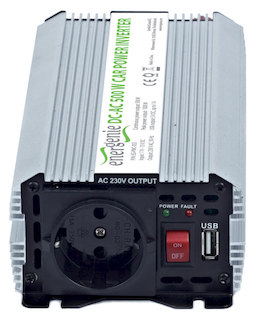 Автоинвертор(розетка в авто) Energenie EG-PWC-033 12В->220В 500Вт с USB