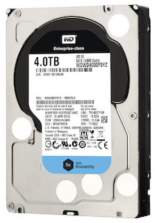 Жесткий диск WD Original SATA-III 4Tb WD4000F9YZ SE (7200rpm) 64Mb 3.5"
