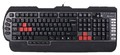 Клавиатура A4 G800MU black 3X Fast Gaming waterproof w/ext. 2.0 USB & Audio Ports PS/2