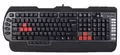 Клавиатура A4 G800MU black 3X Fast Gaming waterproof w/ext. 2.0 USB & Audio Ports PS/2