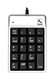 Цифровой блок клавиатуры A4 TK-7 Silver-Black Retractable USB