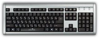 Клавиатура Oklick 120M silver/black Standard PS/2