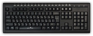 Клавиатура Oklick 130M black Multimediа PS/2
