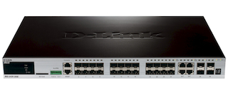 Коммутатор D-Link DGS-3420-28SC 24 ports L2+ Stack Management 4x10/100/1000Base-T/SFP 4-ports SFP+