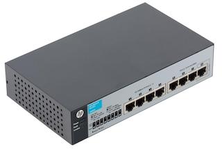 Коммутатор HP (J9800A) 1810-8 v2. 7FE 1GE ports