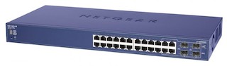 Коммутатор Netgear (GS724TS-100EUS) Управляемый Smart. 20GE. 4SFP/Combo портов. 2xHDMI