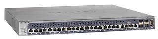 Коммутатор Netgear (XSM7224-100NES) RS232/mini USB. 20x10GBaseT+4x10GBaseT/SFP+Combo.MVR.Auto-iSCSI