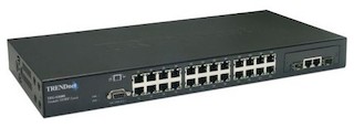 Коммутатор TrendNet (TEG-S2600i) 26-портов 10/100Mbit/s 2-port (Mini-GBIC) 1000Mbit/s