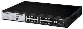 Коммутатор Buffalo (BSL-WS-G2116M-EU) 16-портов 10/100/1000BASE-T Web UI