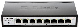 Коммутатор D-Link DGS-1100-08 8 10/100/1000BASE-T ports, 802.3x Flow Control