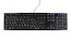 Клавиатура BTC 6390U-BL USB, черная, ультратонкая, 4 доп.клавиш, с ножничным механизмом клавиш
