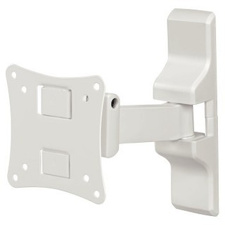 Кронштейн для ТВ Hama H-108736 XS (до 26"/66 см) VESA 100*100 до 25 кг 5зв fullm.  1 рычаг бел
