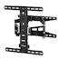 Кронштейн для ТВ Hama H-108756 XL (до 50"/127 см) 5зв fullmotion (наклон поворот) черный