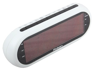 Радиобудильник Rolsen CR-130W белый