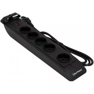 Сетевой фильтр Cyberpower SB0502BA 5м (5 розеток) черный