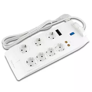 Сетевой фильтр Cyberpower SB0702AD 3м (7 розеток) белый