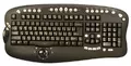 Клавиатура Oklick 770L black mmedia (USB+PS/2)+USB port