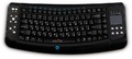 Клавиатура Oklick Mediaboard 810S black TouchPad cordless USB