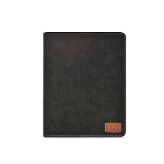 Чехол iLuv для iPad4/iPad3/iPad2 Great Jeans black с внешней джинсовой отделкой (iCC834BLK)