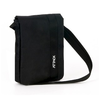 Сумка для ноутбука Attack Style Mini black нейлон (215x165x35) (10379)