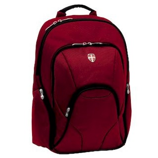 Рюкзак для ноутбука 15.4" Ellehamer Deluxe Copenhagen H-103257 red 21х46х33cm