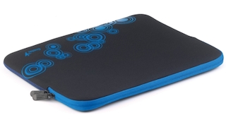 Чехол для ноутбука 13-14" Genius GS-1401 black/blue полиэстер