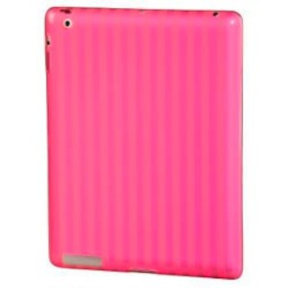 Футляр Hama H-107877 Stripes для Apple iPad 2/3/4 термополиуретан (TPU) розовый