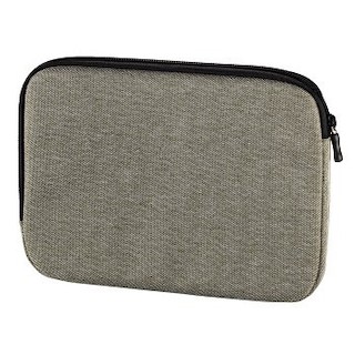 Чехол Hama H-104631 Cesena для Apple iPad 2/3/4 на молнии мягкое внутреннее покрытие бежевый