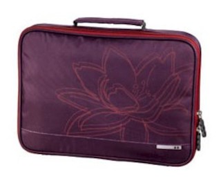 Чехол для ноутбука Hama aha H-101366 10.2" Plant сливовый (внут. 20.5x28x3см)