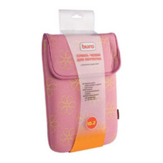 Сумка-чехол для ноутбука Buro BU-090325P 10" розовый неопрен внутр разм 260х185х20мм