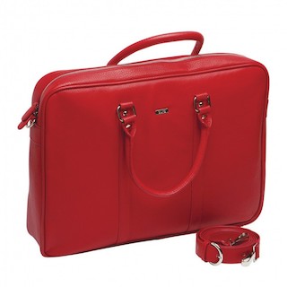 Сумка для ноутбука Buro BU-100PU17RD 17" женская красная полиуретан